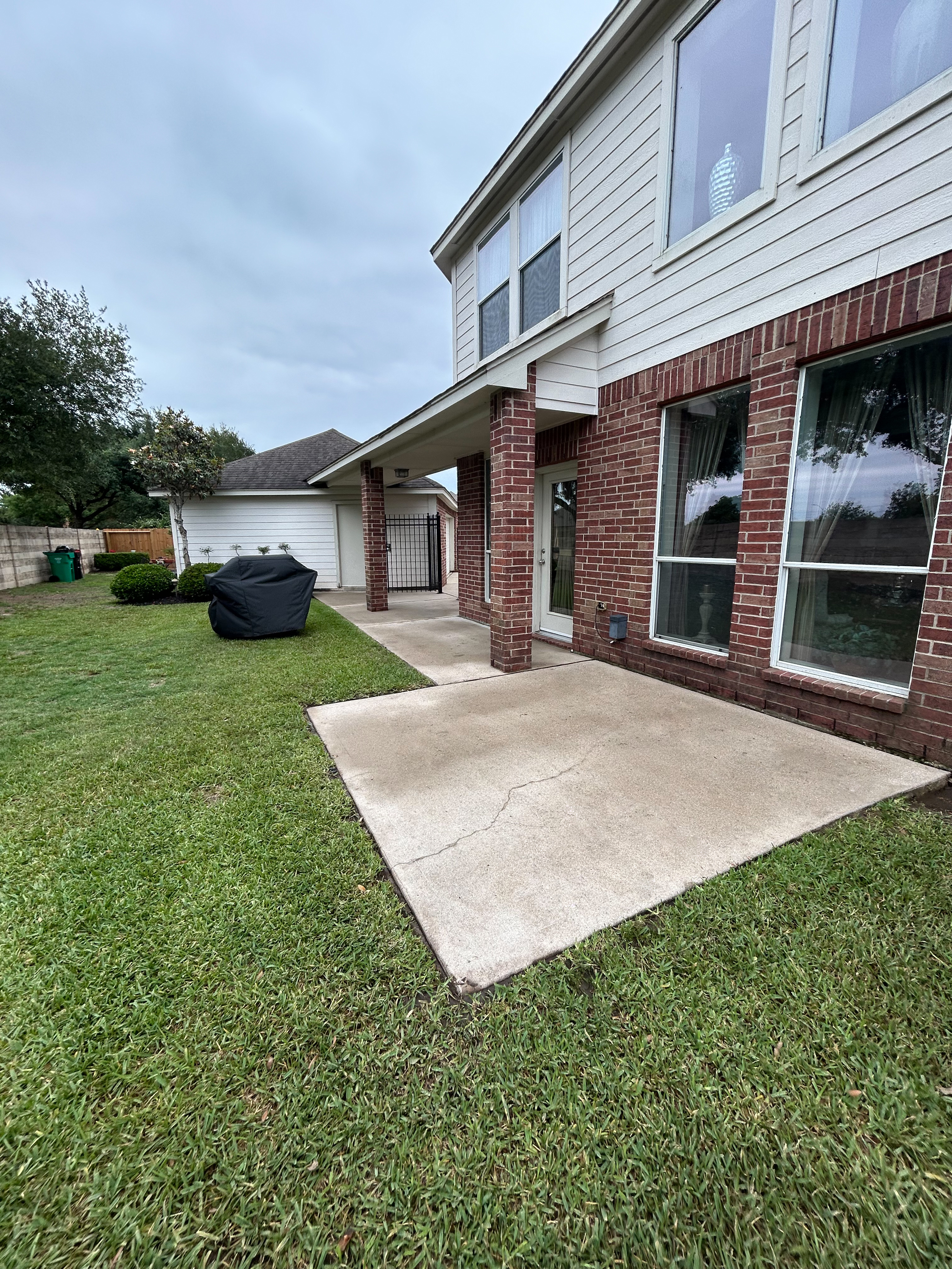 Patio after
